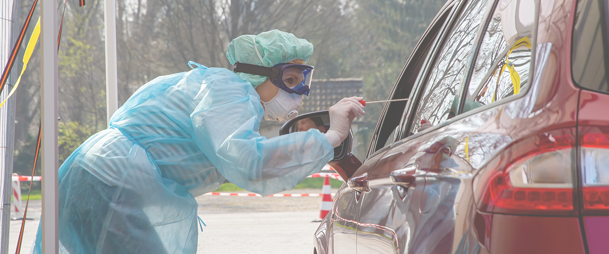 Antigen-Test in Corona-Teststraßen 