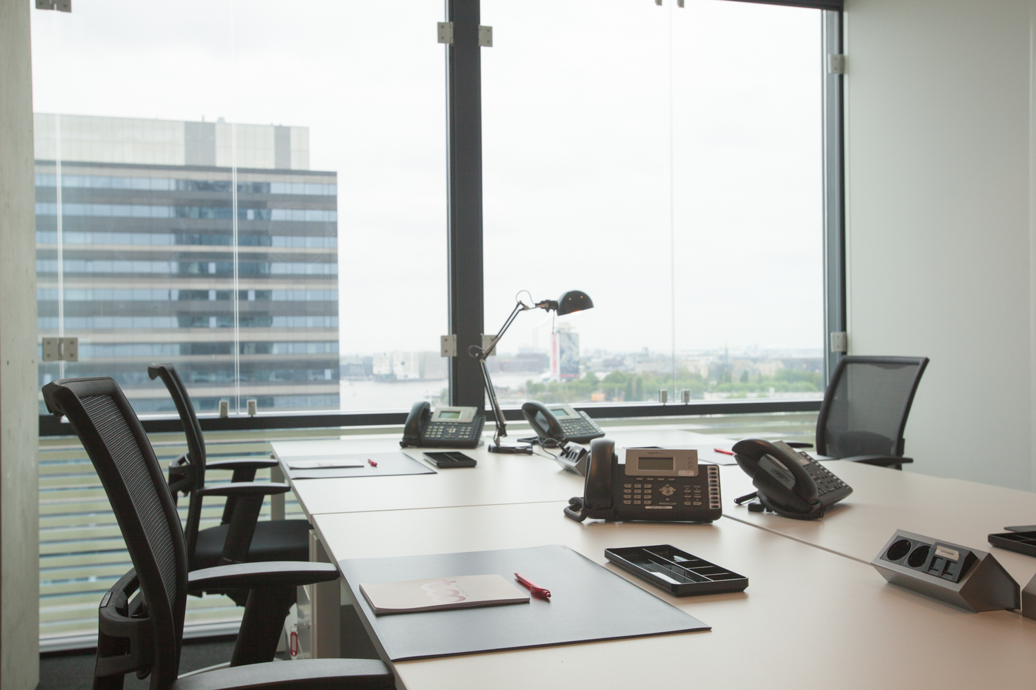 Nahansicht ergonomisches Büro